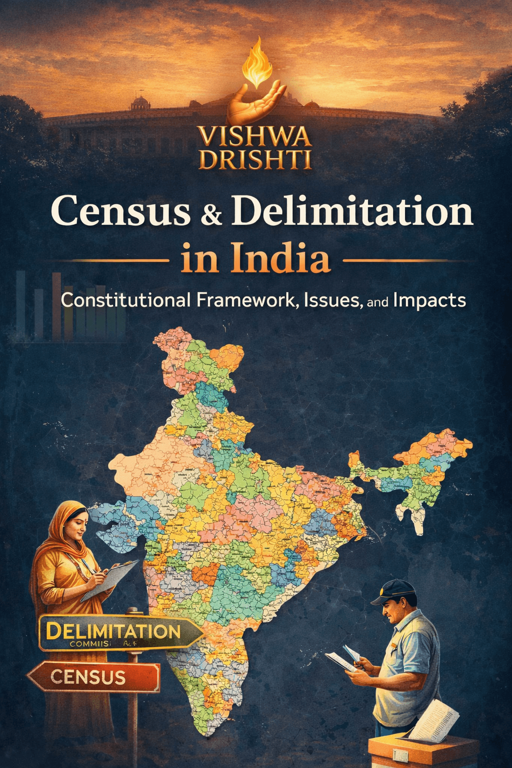 Census & Delimitation in India: Constitutional Framework, Challenges, and Political Implications